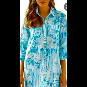 Lilly Pulitzer NWT Captiva Tunic Coverup Sz L